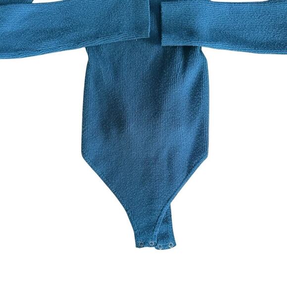 😍2 for $20 Abercrombie & Fitch Emerald Green Turtleneck Bodysuit – Size Small - Picture 3 of 7